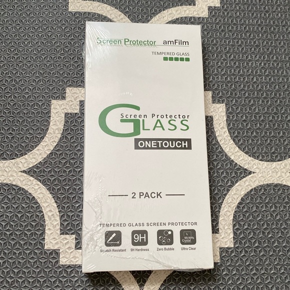 amFilm iPhone 15 Pro Max Screen Protector Tempered Glass & Camera Lens Protector - Picture 1 of 4